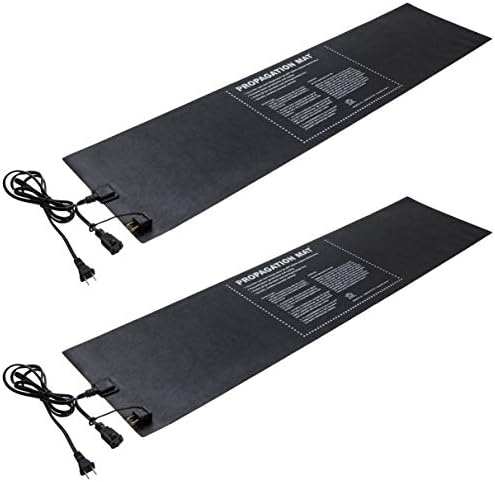 Hydrofarm Seed Starting Propagation Heat Mat, 60 Watt, 12 x 48 In, 2 Pack by Hydrofarm