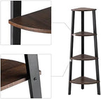 VASAGLE 4-Tier Corner Shelf Stand, Modern Ladder Shelf - Image 6