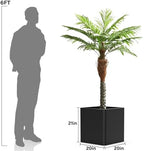 Large Square Metal Outdoor Planter Box 20" Wx20 Dx21 H - Image 5