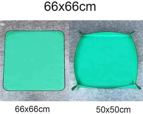 2 PCS Repotting Mat for Indoor Plants, Waterproof Succulent Potting, Foldable Reusable Soil Change for Patio - Image 2