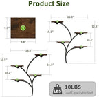2 Pack Wall Mounted Plant Holder, 8-Tier Wall Planters for Indoor Plants - Image 2
