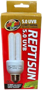 Reptisun 5.0 Uvb Mini Compact Fluorescent (Pack of 2) by ZooMed