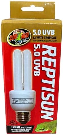 Reptisun 5.0 Uvb Mini Compact Fluorescent (Pack of 2) by ZooMed