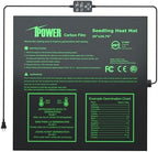 iPower Seedling Heat Mat for Plants with Dual Digital Temperature Controller, MET Certified Heating Pad, 20" x 20.75", Black by iPower