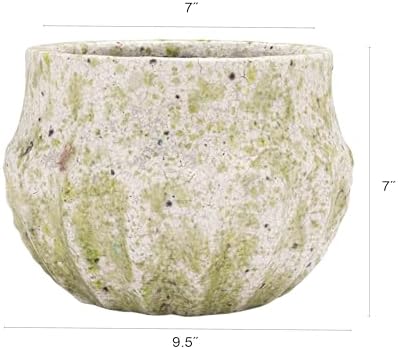 Creative Co-Op Medium Terra-Cotta Planter with Crackle Glaze and Terrazzo Finish, Multicolor - Image 2