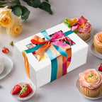 Mefleet 25pcs 14x10x6 Cake Boxes with Window Quarter Sheet Bakery Boxes - Image 4