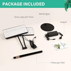 LBW Desk Grow Lights for Indoor Plants, 428 LEDs Full Spectrum Plant Light - Image 7