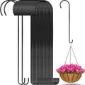 S Hooks for Hanging Plants Branch Hook, 24 Pack, Black, 24 Inch by Leriton