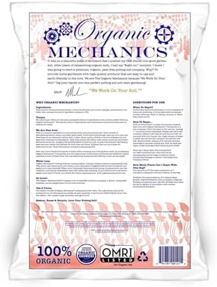 Organic Mechanics Container Blend Potting Soil, 1 Cu Ft - All-Purpose, Peat-Free, Well-Drained Blend with Compost, Rice Hulls, and Worm Castings for Growing Annuals, Perennials, Woody Plants - Image 2