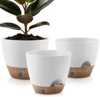 QRRICA 9/10/12 Inch Self Watering Pots for Indoor & Outdoor Plants by QRRICA