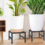 Plant Stand Indoor Outdoor, Heavy Duty Wrought Iron Pedestal Stands 3 Pack - Image 5