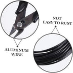 STOBOK Gardening Tool Kit Bonsai Training Wires Aluminum Branch Fixing Line Easy DIY for Unique Bonsai Shapes - Image 7