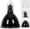 REPTI ZOO 8.5 inch Reptile Light Fixture 200W 2 in 1 E26 Base with Removable Ceramic Socket with On Off Toggle Switch in Black,Aquarium Dome Reptile UVB Light Socket Fixture (Without Bulbs) by REPTIZOO
