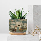 Garden Ceramic Planters Snake Plant Live Indoor with Pot with Drainage Holes and Saucers Pot for Pots Outdoor Indoor Plants - Image 7