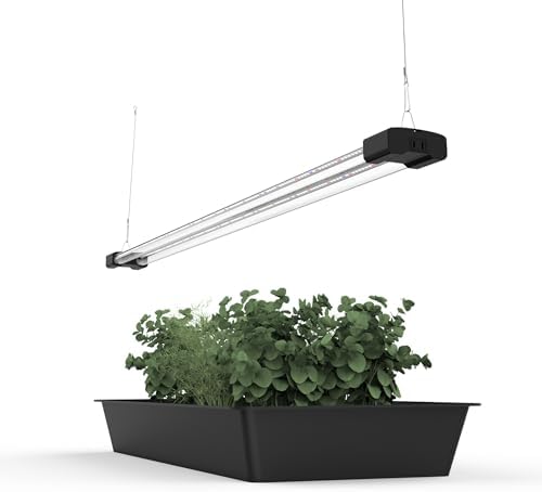 DYMOND Boostgro LED Seed Starter Grow Light 4FT Full Spectrum Linkable 5000k Daylight + 660nm Red + 450nm Blue Indoor Plant Lighting Fixture - Image 2