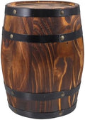 LIOOBO Wood Wine Barrel Decor: Whiskey Bucket Decoration, Vintage Flower Planter Container, Barrels for Decor Party by LIOOBO
