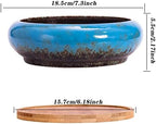 ARTKETTY Succulent Pots - Large Ceramic Planters with Drainage - Image 3