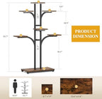 Plant Stand Indoor with Grow Light,Tree-Shaped 7-Tier Corner Plant Shelf - Image 7