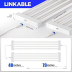 Barrina TX-L63 3FT LED Grow Light, 63W, 4 Panels Wider Coverage, High PPFD - Image 6