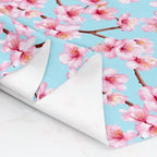 Cherry Blossom Fabric By The Yard, Japanese Floral Upholstery Fabric for - Image 6
