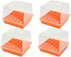 Bootstrap Farmer Countertop Seed Starter Kit in Orange, Reusable 1010 Tray Bundle with Inserts and Humidity Dome - Image 4