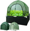 2.2*2.2FT Felt Garden Raised Bed with Plant Covers, No-Tool Growing Bed with Bug Insect Proof Mesh Plant Tents & Sun Shade, 3 Sizes Plant Protection System for Vegetables, Fruits & Flowers by PPNUTSHING