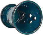 W&W Orchid Pot with Holes and Saucer for Repotting, 6 x 7 Inch, Teal - Image 3