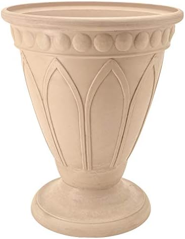 Arcadia Garden Products PSW HU40B Bristol Urn Planter, 16 by 18-Inch, Beige by PSW