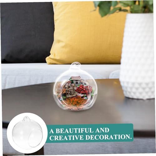 12pcs Glass Globe Terrarium Hanging Xmas Plant Holder for Household - Image 4