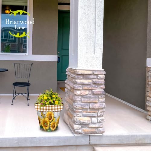 Briarwood Lane Summer Planter 11.75 x 11 x 11 Sunflower Duo Medium - Image 4