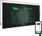 iPower 48" x 20.75" Hydroponic Seeding Warm Pad and Heat Mat Thermostat Controller Plant Starting Kit Combo by iPower
