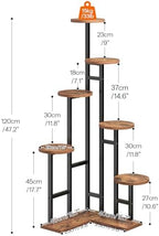 HOOBRO Corner Plant Stand Indoor, 7-Tier Plant Shelf for Indoor Plants - Image 3