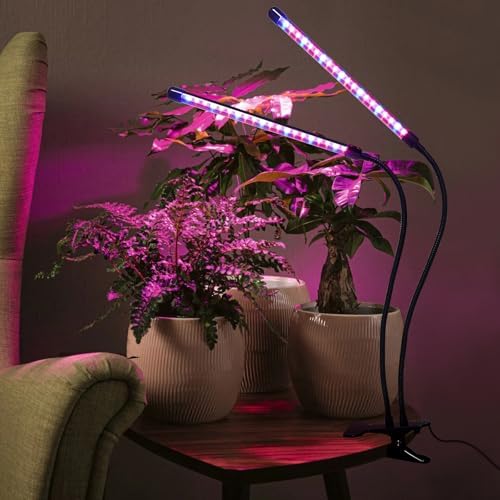 2 Heads Clip Solar Grow Lights with Red Blue Spectrum for Indoor Plants - Image 7