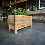 Tall Cedar Raised Garden Planter Box with Legs – Elevated Design for Comfortable Gardening, Custom Sizes for Home, Patio & Commercial Use (24" L x 18" W x 25" H) - Image 6