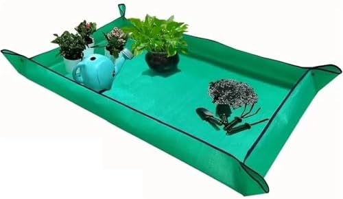Repotting Mat Gardening Mat Soil Changing Mat Waterproof Thickened Succulent Potting Operation Flower Mat Gardening Tools Supplies(100x100cm) by Unknown