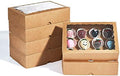 24PCS 10 x 7 x 2.5 inches Brown Strawberries Boxes with Display Window, Sweet Treat Boxes for Cookies, Donuts, Macarons, Muffins& Hot Coca Bombs, Perfect for Any Celebration by Unknown