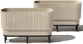 Veradek Demi Series Raised Long Planter - Wide Planter with Stand by VeradekOutdoor