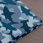 Shark Fabric By The Yard, Camouflage Upholstery Fabric for Chairs, Ocean Wildlife Animal Decorative Fabric for Quilting Sewing Clothing, DIY Art Gift Waterproof Fabric, Blue, 5 Yards - Image 7