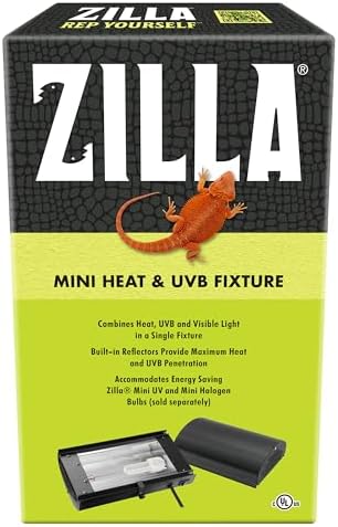 Zilla Reptile Terrarium Mini Heat & UVB Light Fixture - Image 2