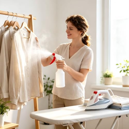 Spray Bottles Reusable Mist Sprayer for Plants Cleaning High Output Ultrafine Misting Plastic Spray Bottles for Garden and Bathroon 12 Pack 16oz for home use - Image 3
