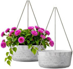Asnext 2 Pack 10.7 Inch Hanging Planter for Indoor Plants, Marble - Image 7