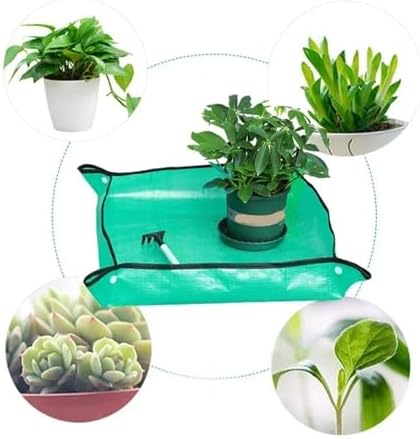 Repotting Mat 1pcs Planting Mat Gardening Potting Pad Foldable Garden Plant Flower Pot Transplanting Waterproof Mats 50cm-100cm - Image 3