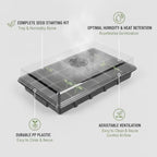 Durable PP Plastic Seedling Tray with Clear Humidity Dome, Propagation Box for Indoor Plant Germination and Cuttings - Image 4