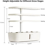 Hydroponics Growing System Kit 12 Pods Indoor Herb Garden with Grow Light - Image 4