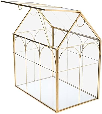 Geometric Plant Terrarium with Lid, House Succulent Terrarium Kit - Image 6