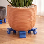LemonRoad 12 Set Terra Cotta Cement Pot Feet for Outdoor Planters,Blue - Image 5