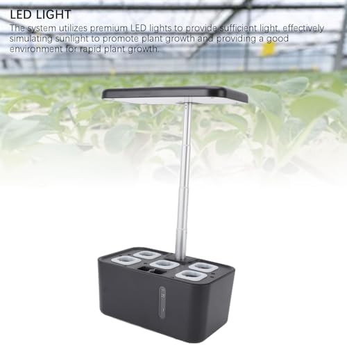 Gavigain Hydroponic Indoor Garden Kit, Smart Automated System with LED Grow Lights, Space Saving Compact Design for Easy Home Herb and Vegetable Growing - Image 4