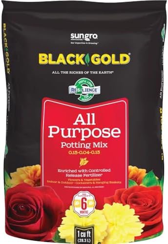 SunGro Horticulture Potting Mix - All Purpose with Fertilizer, Potting Soil - 1 Cu Ft - Plastic by SunGro%C2%AEHorticulture