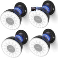Barrina OG03C Rechargeable Puck Grow Light, 5200mAh, 5000K, 4 Packs, Black by Barrina