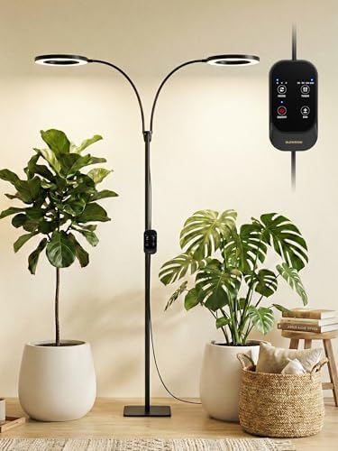 GLOWRIUM Tall Plant Grow Light for Indoor Plants, Full Spectrum Plant Light by GLOWRIUM